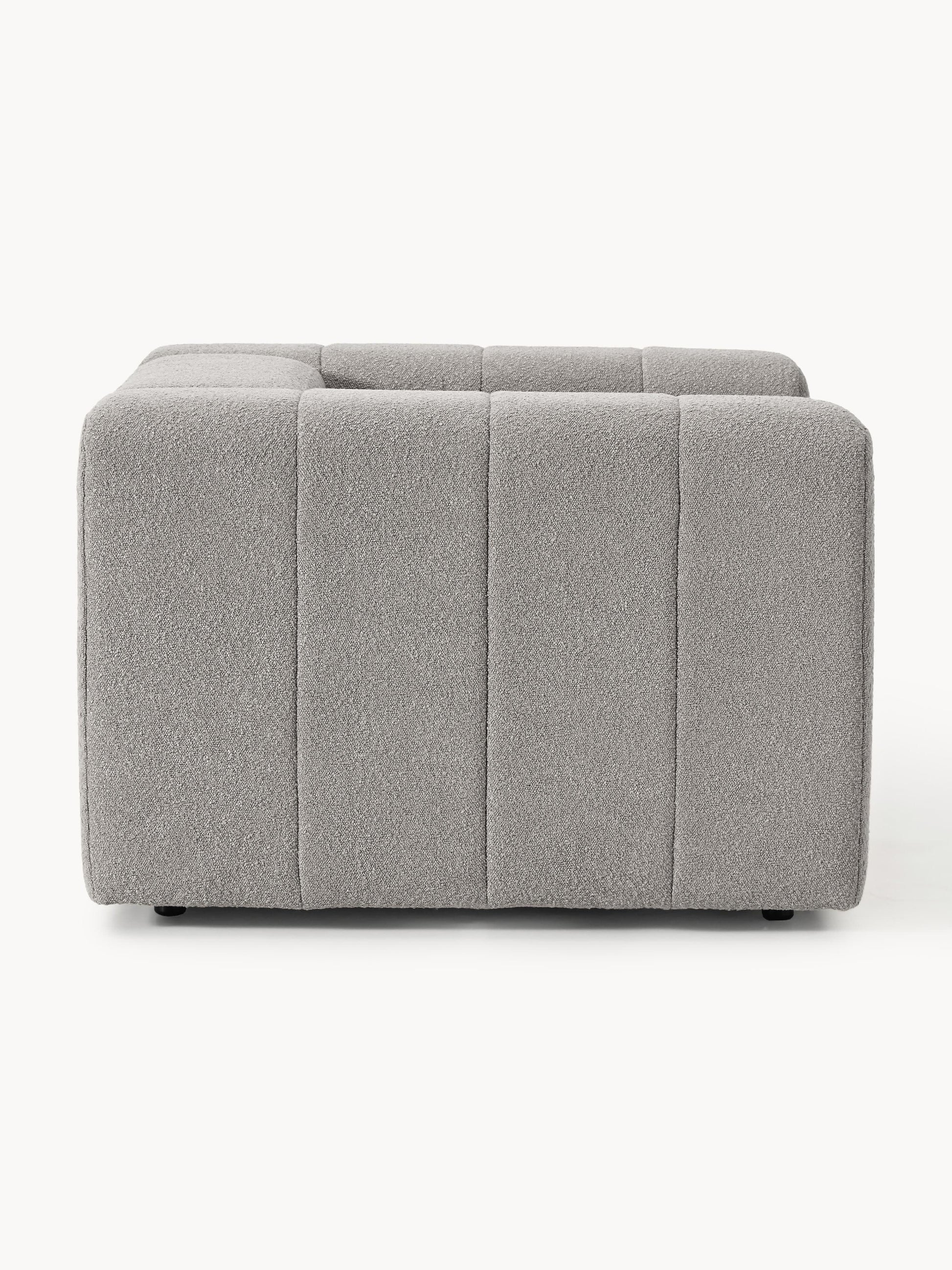 Bouclé-Loungesessel Lena