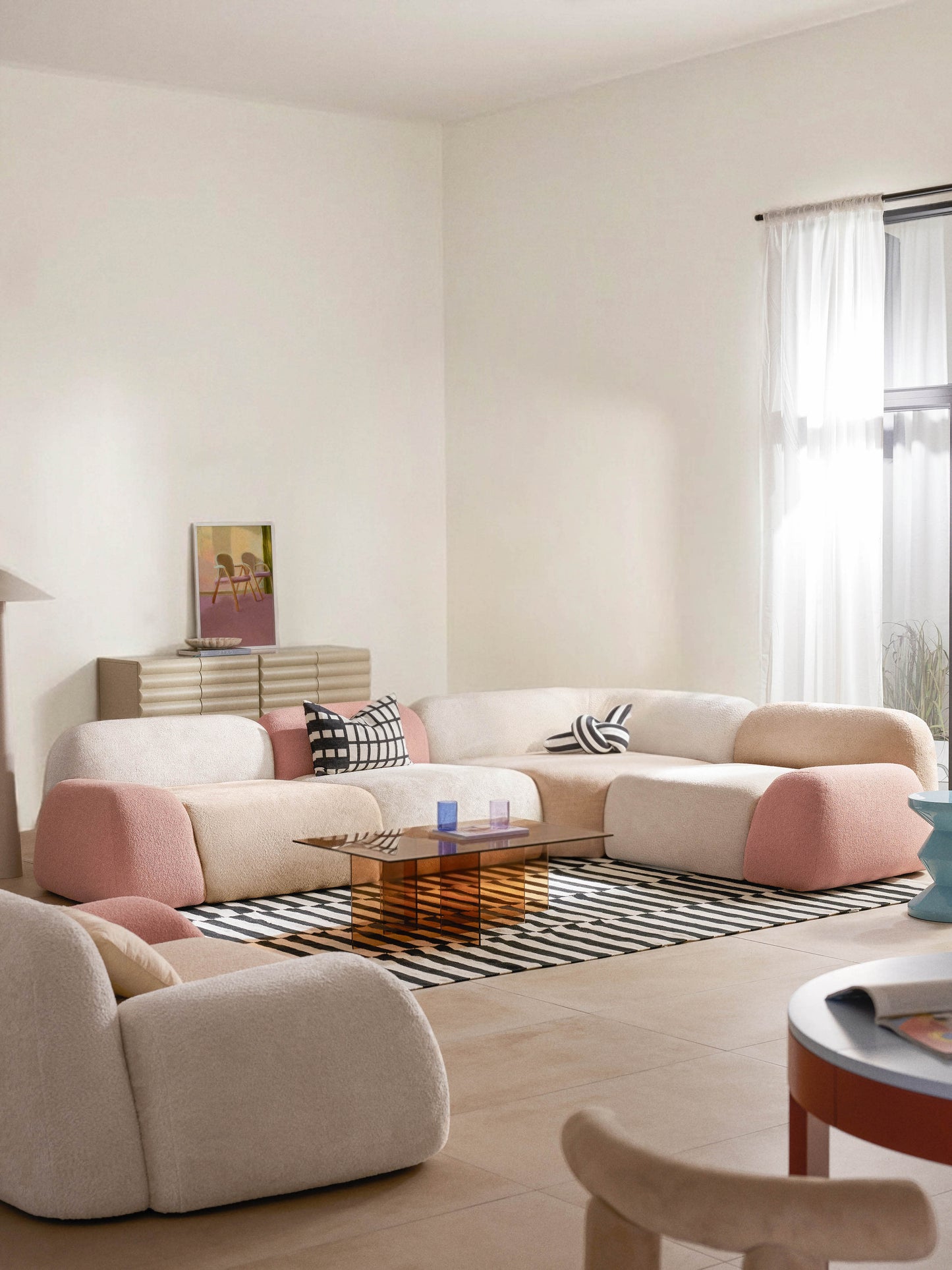 Modulares Ecksofa Wolke (4-Sitzer), Fuorisalone Edition