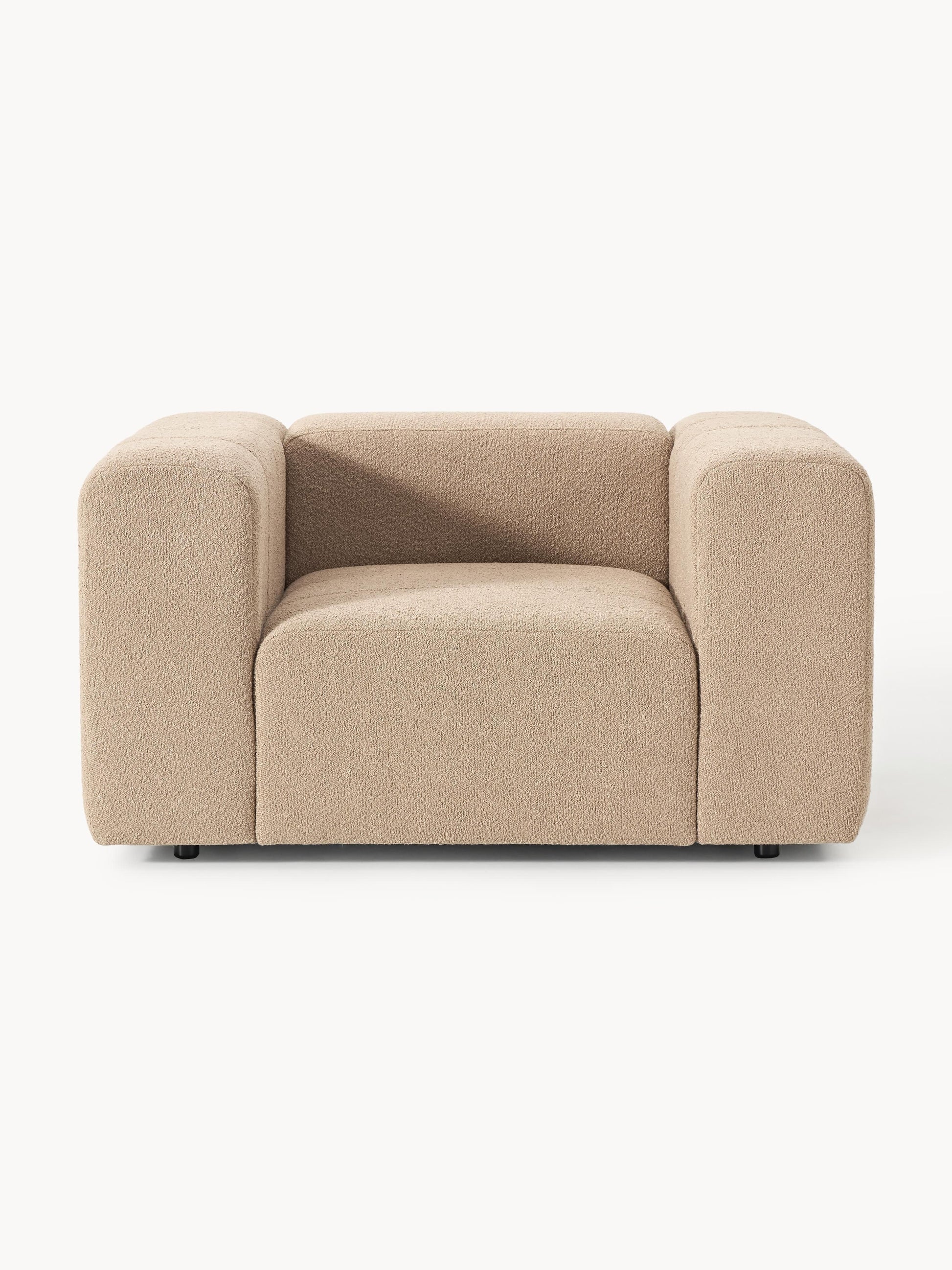 Bouclé-Loungesessel Lena
