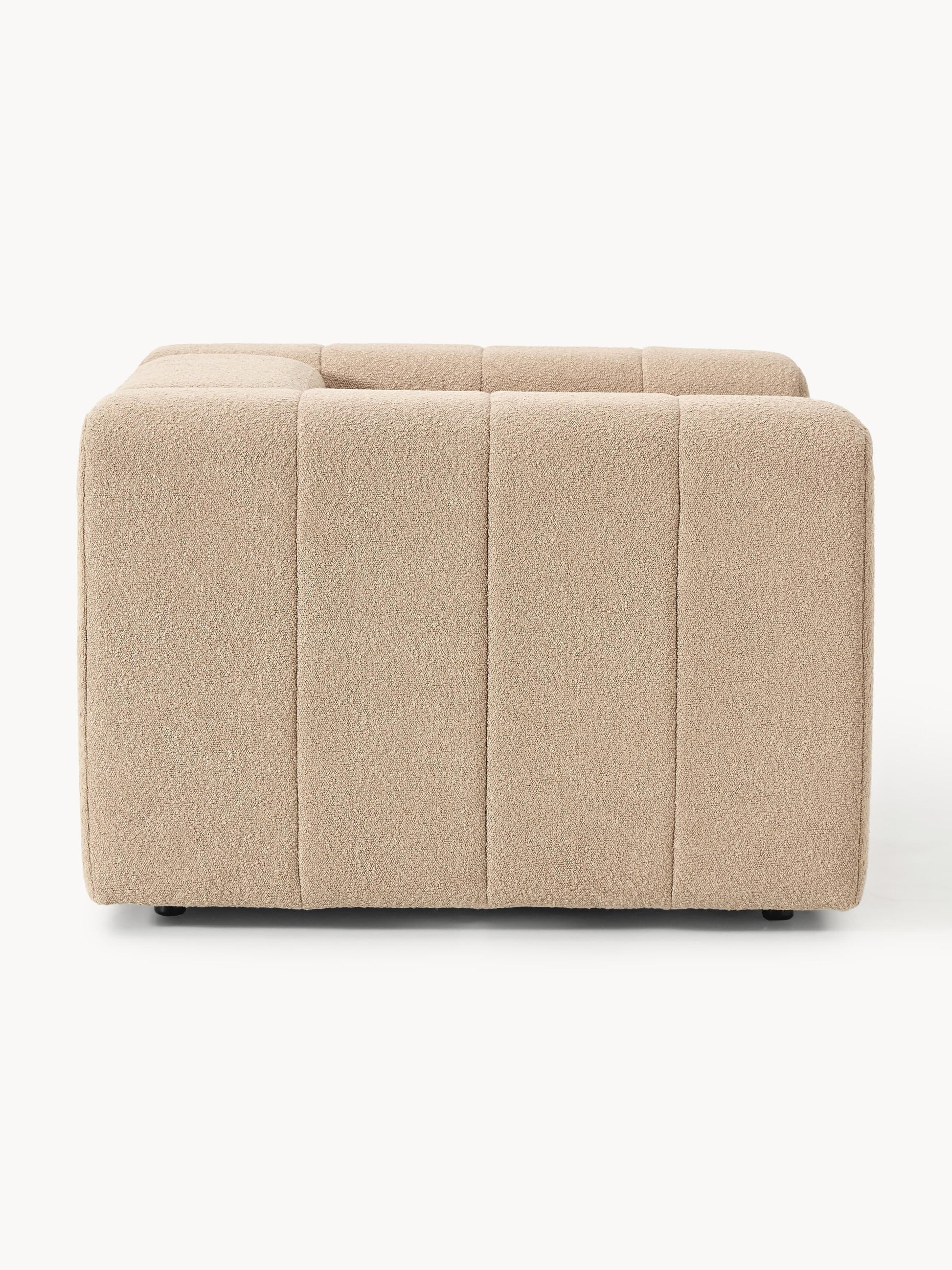 Bouclé-Loungesessel Lena