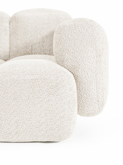 Eckmodul Tayla aus Teddy-Bouclé