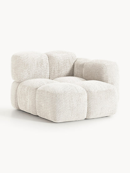 Eckmodul Tayla aus Teddy-Bouclé