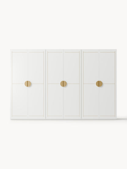 Modularer Drehtürenschrank Denise, 300 cm Breite, in verschiedenen Größen