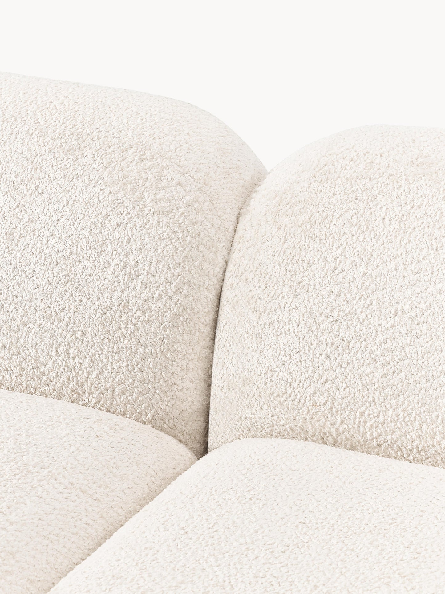 Modulares Teddy-Bouclé-Sofa Wolke (3-Sitzer)
