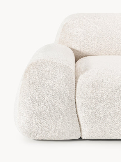 Modulares Teddy-Bouclé-Sofa Wolke (3-Sitzer)