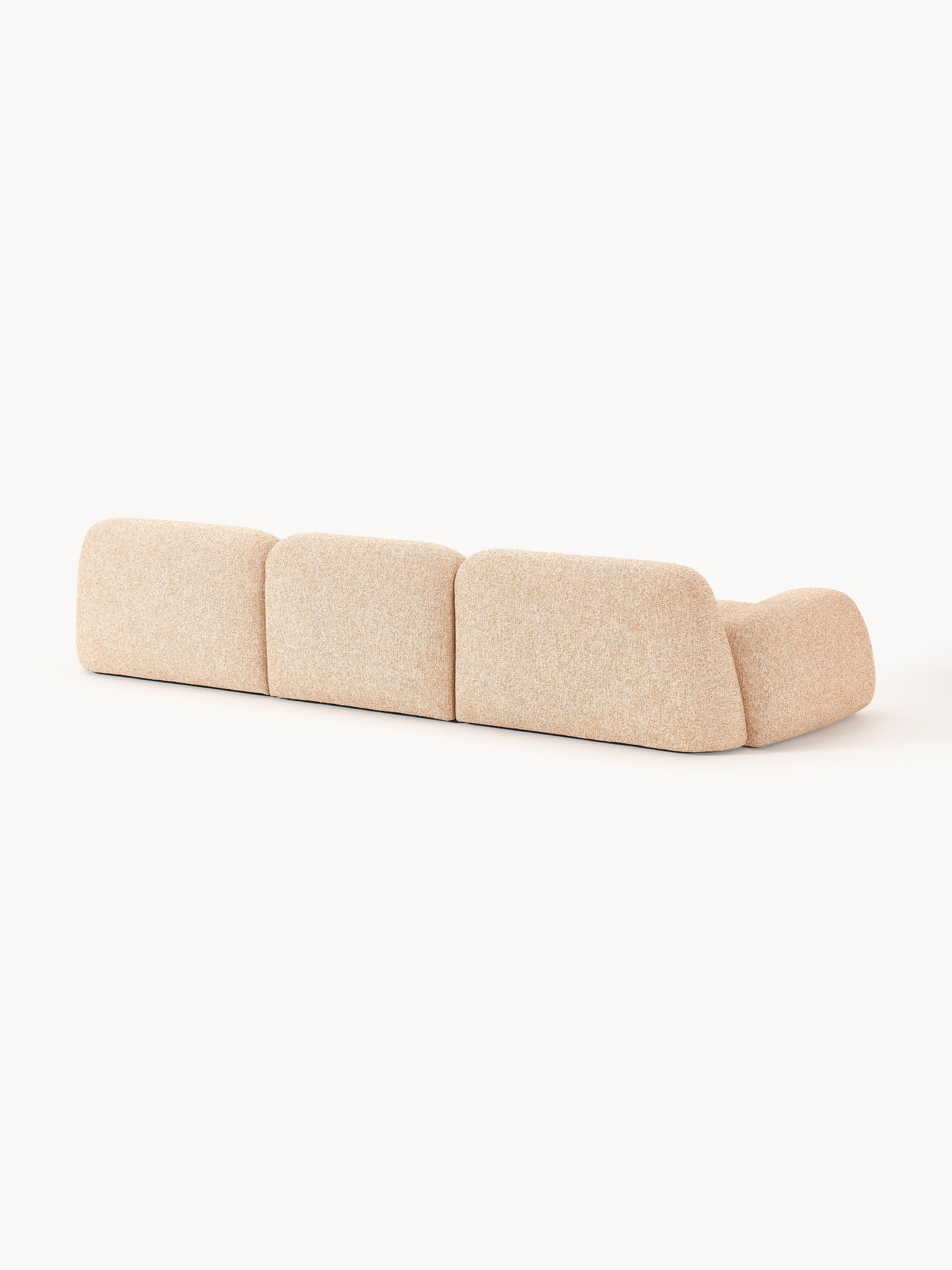 Modulares Bouclé-Sofa Wolke (4-Sitzer)