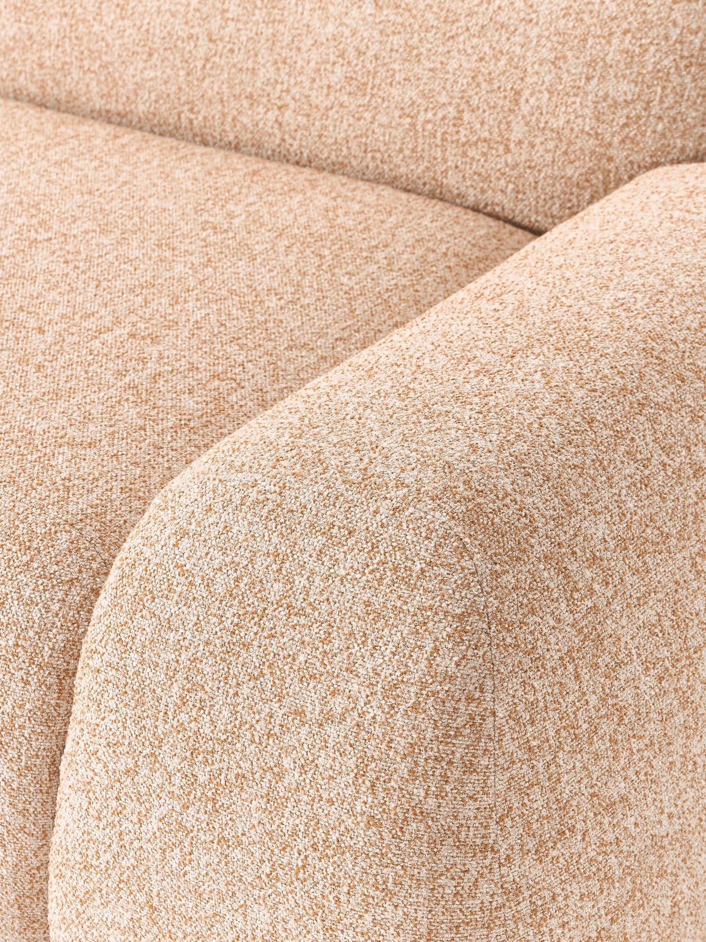 Modulares Bouclé-Sofa Wolke (4-Sitzer)