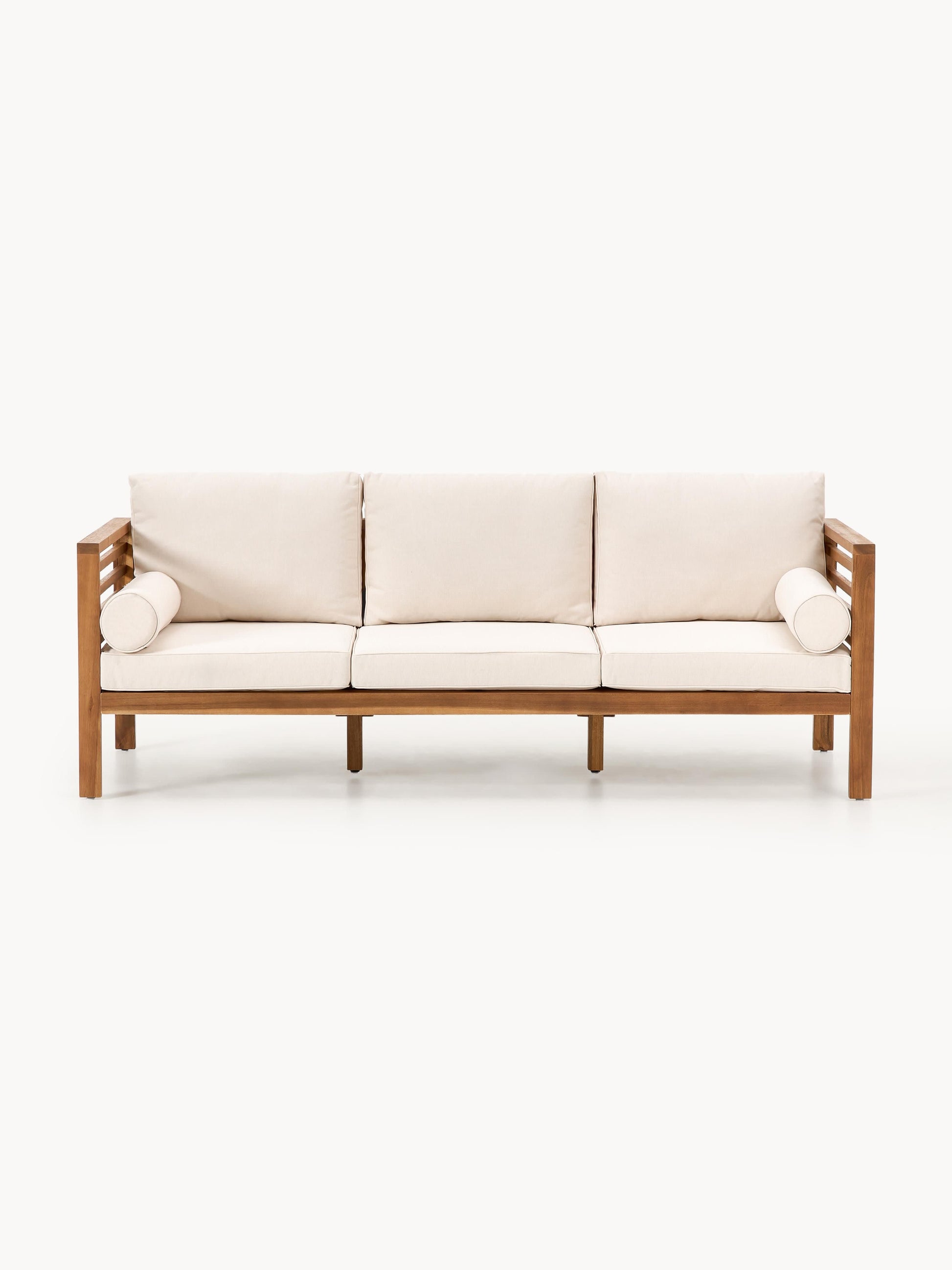 Galeriebild 1 - Garten-Loungesofa Bo (3-Sitzer) aus Akazienholz