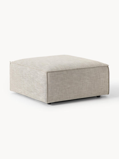 Galeriebild 1 - Sofa-Hocker Lennon aus Leinen-Mix