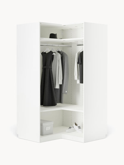 Modularer Eck-Kleiderschrank Simone, 115 cm Breite