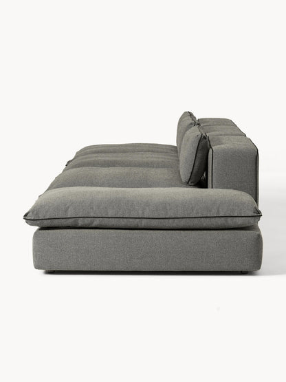 Modulares XL-Sofa Felix (3-Sitzer) mit Hocker