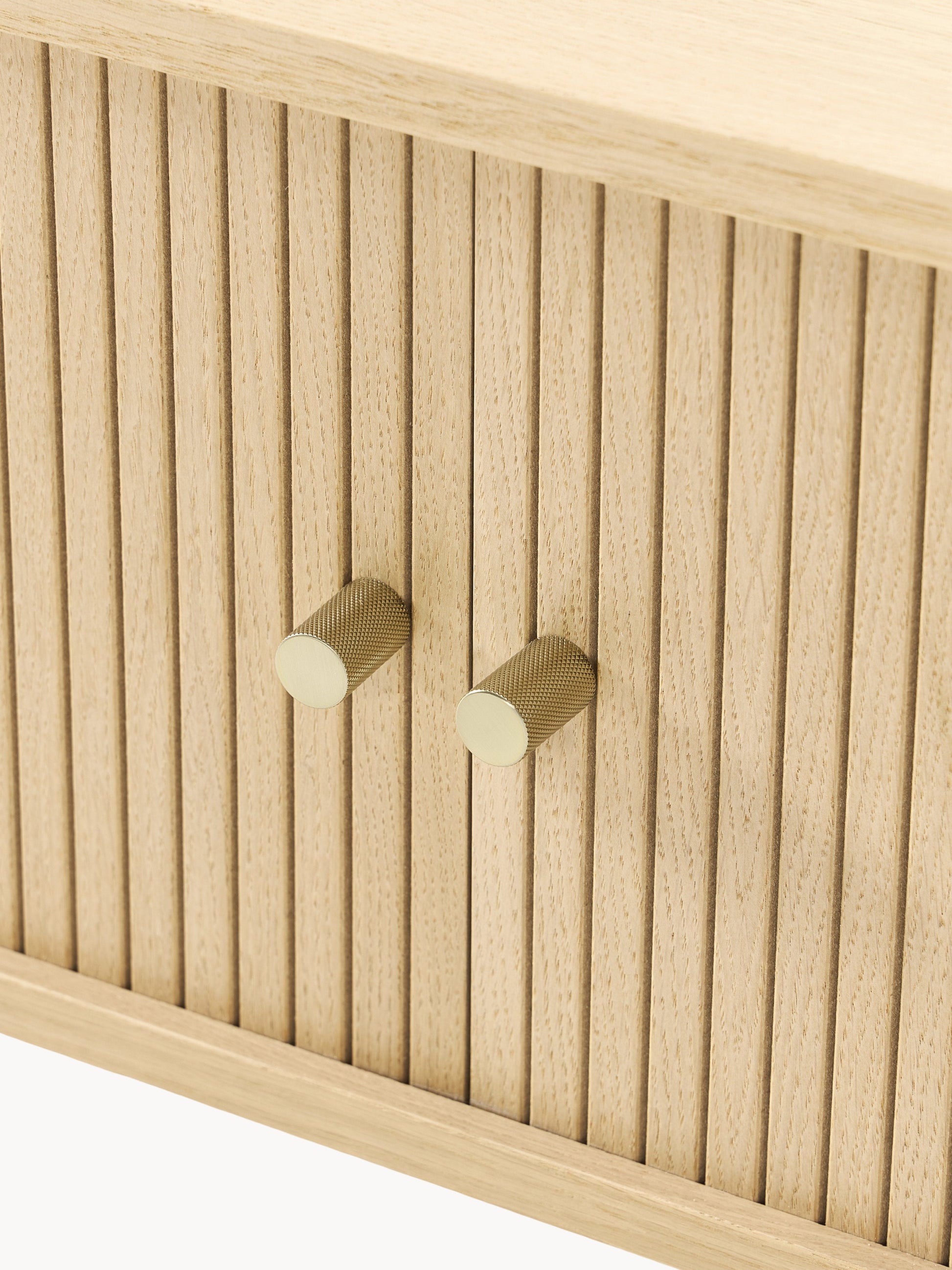 TV-Board Calary mit geriffelter Front