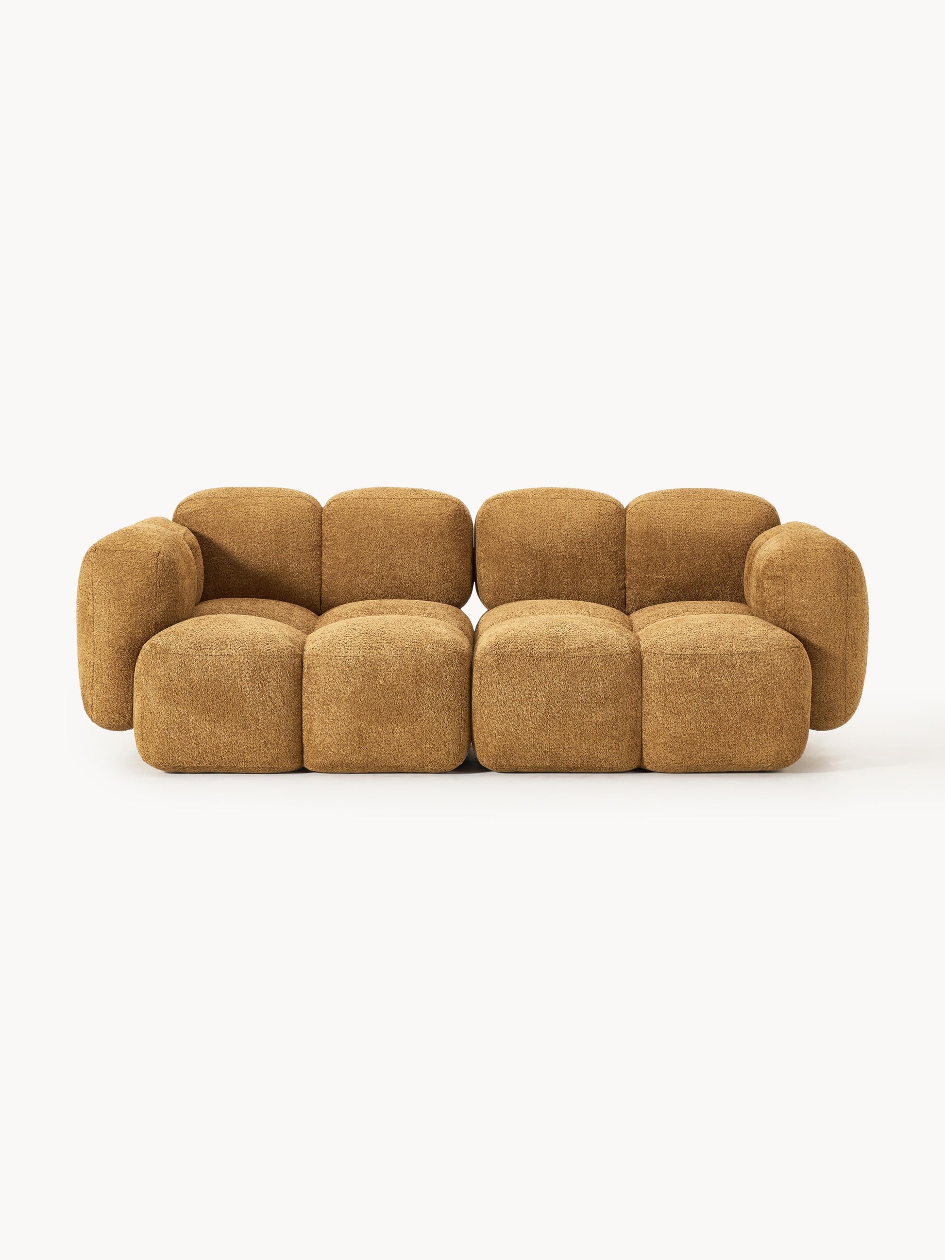 Galeriebild 1 - Modulares Sofa Tayla (3-Sitzer) aus Teddy-Bouclé