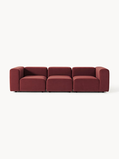 Galeriebild 1 - Modulares Samt-Sofa Lena (4-Sitzer)