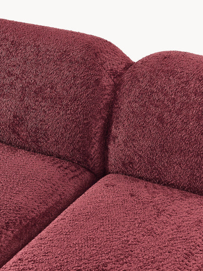 Modulares Teddy-Bouclé-Sofa Wolke (3-Sitzer)