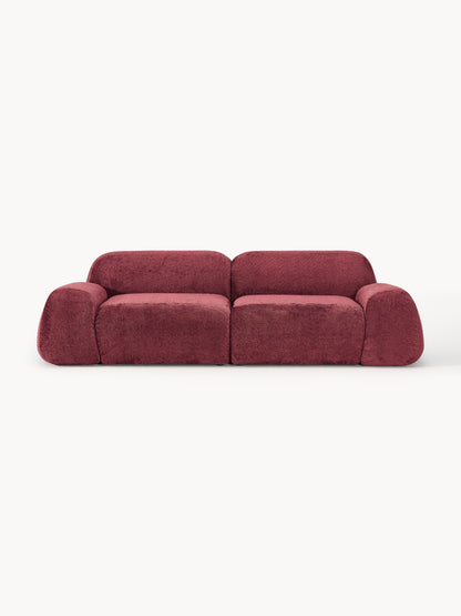 Galeriebild 1 - Modulares Teddy-Bouclé-Sofa Wolke (3-Sitzer)