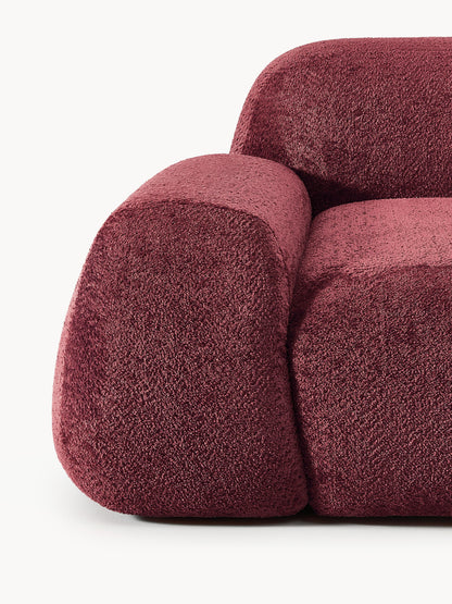 Modulares Teddy-Bouclé-Sofa Wolke (3-Sitzer)