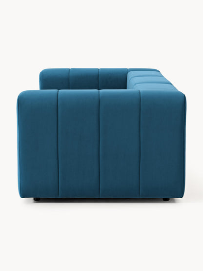 Modulares Samt-Sofa Lena (4-Sitzer)