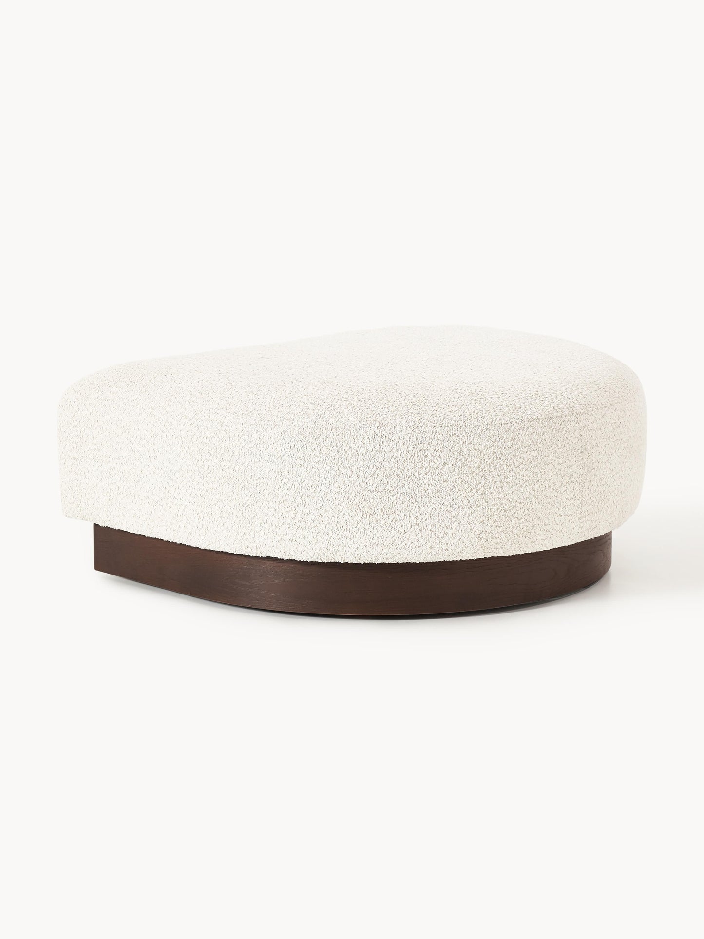 Galeriebild 1 - Sofa-Hocker Natalie aus Teddy-Bouclé