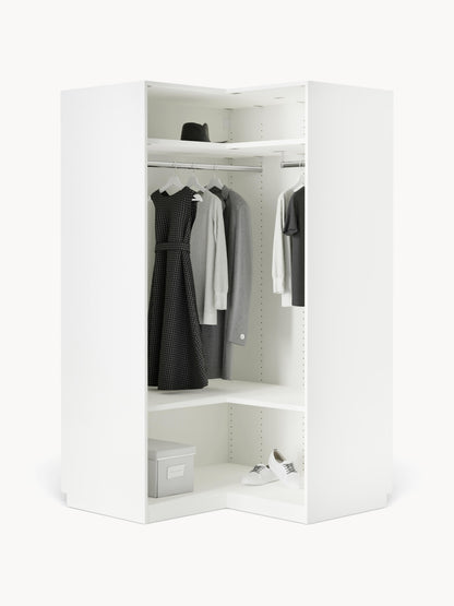 Modularer Eck-Kleiderschrank Leon, 115 cm Breite, in verschiedenen Größen