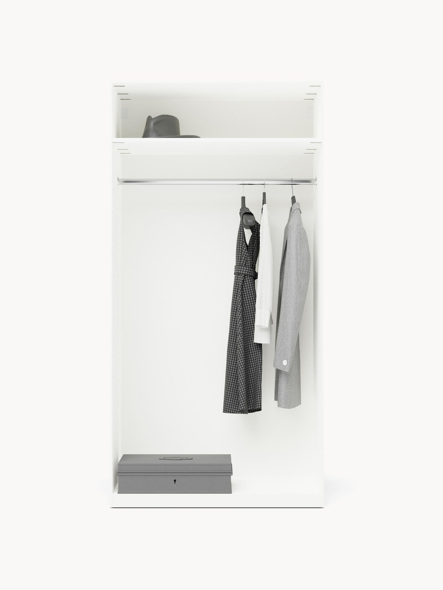 Modularer Drehtürenschrank Leon, 100 cm Breite, in verschiedenen Größen