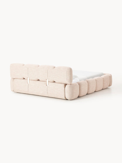 Polsterbett Tayla aus Bouclé