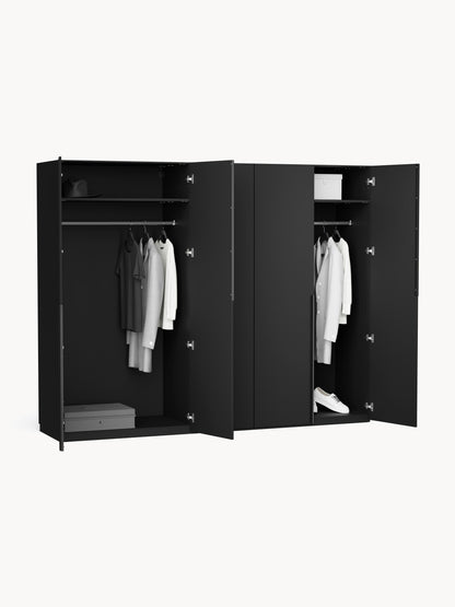 Modularer Drehtürenschrank Leon, 250 cm Breite, in verschiedenen Größen