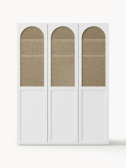 Modularer Drehtürenschrank Jeanne, 150 cm Breite, in verschiedenen Größen