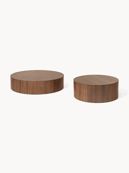Runder XL Holz-Couchtisch Dan