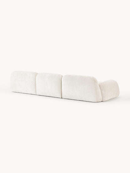 Modulares Teddy-Bouclé-Sofa Wolke (4-Sitzer)