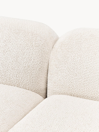 Modulares Teddy-Bouclé-Sofa Wolke (4-Sitzer)