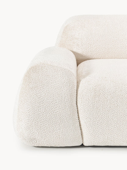 Modulares Teddy-Bouclé-Sofa Wolke (4-Sitzer)