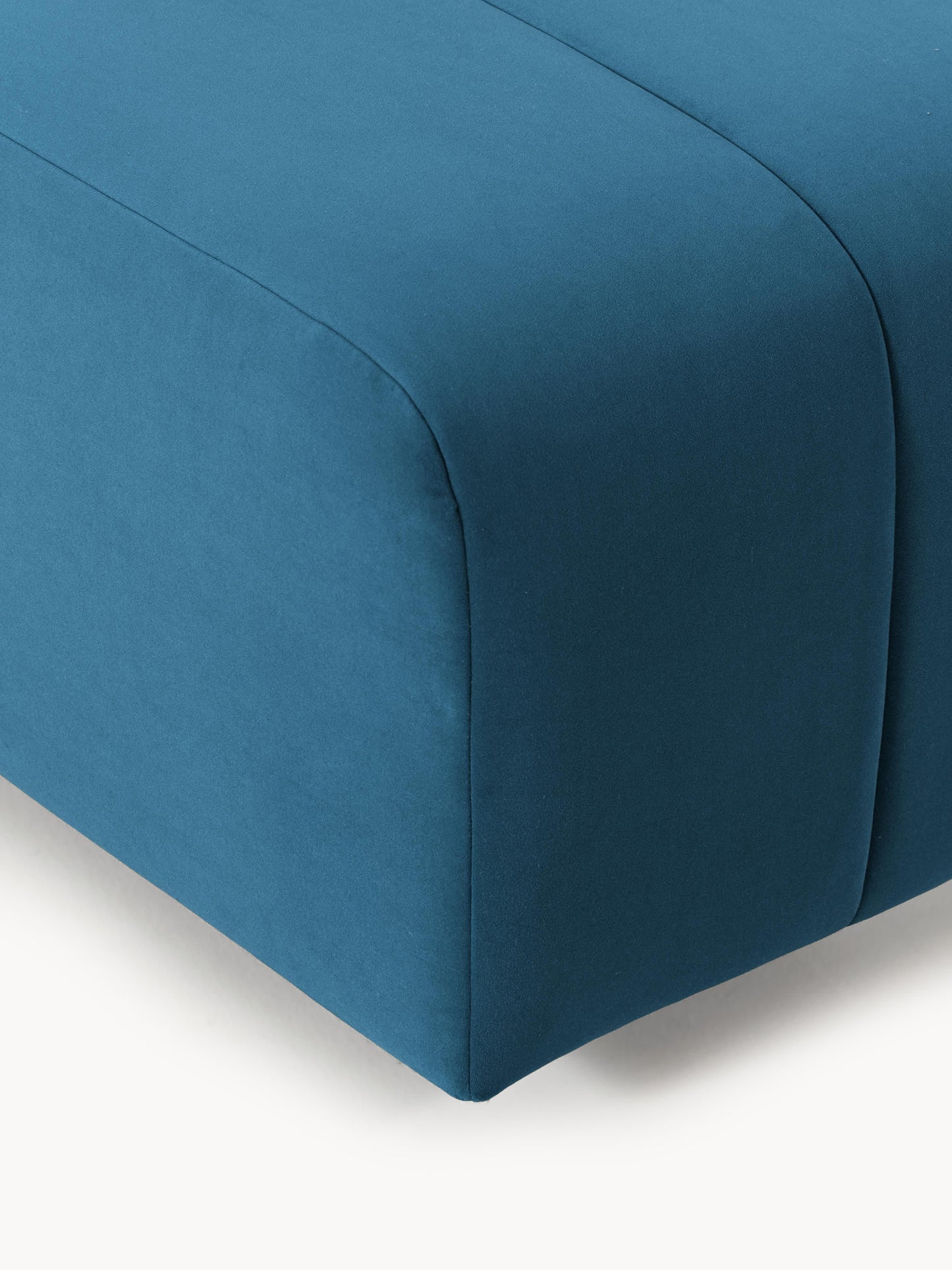 Samt-Sofa-Hocker Lena