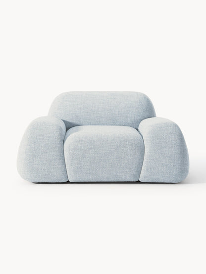 Bouclé-Loungesessel Wolke