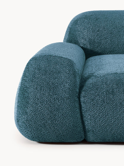Modulares Teddy-Bouclé-Sofa Wolke (3-Sitzer)