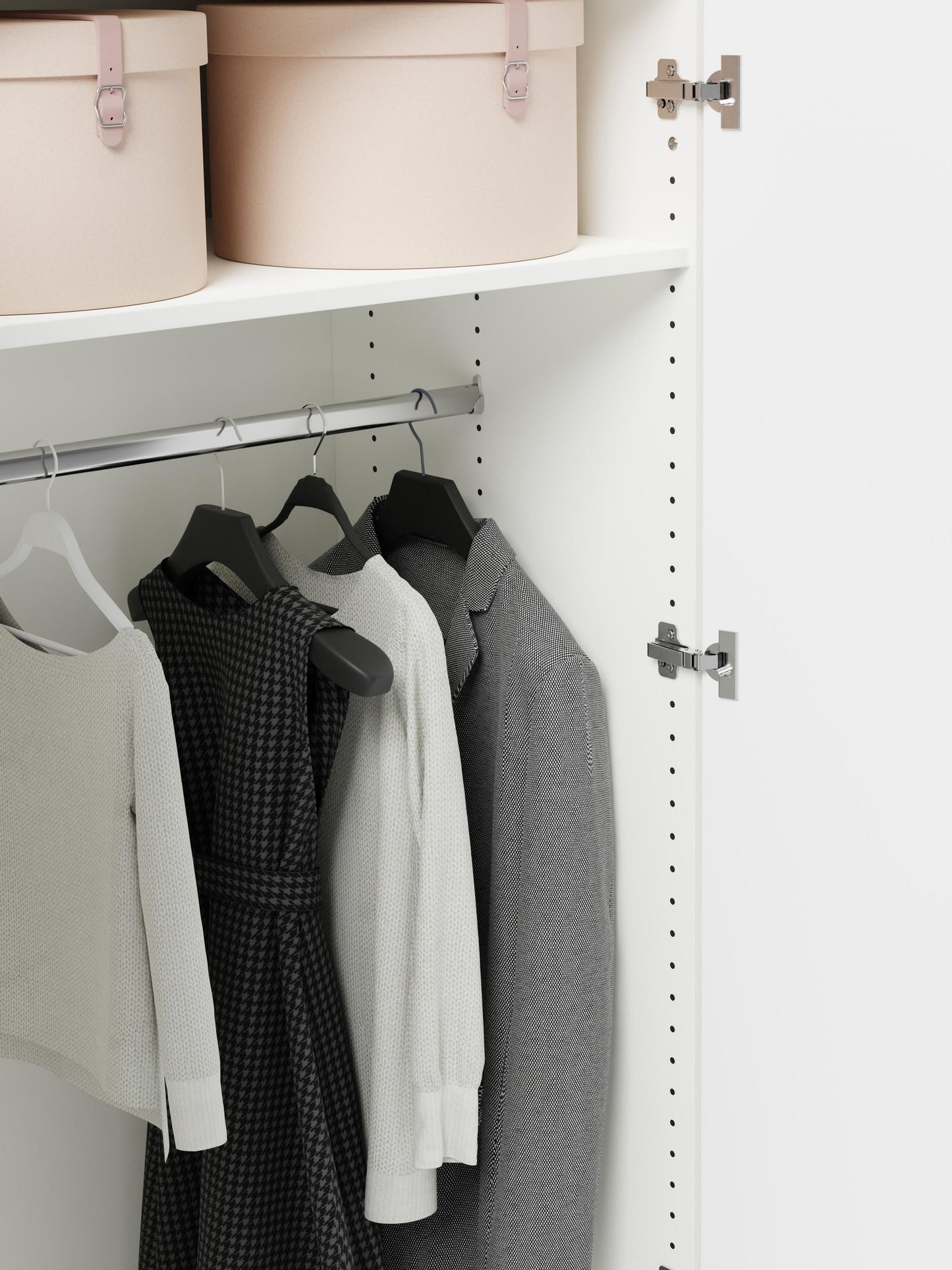 Modularer Drehtürenschrank Denise, 200 cm Breite, in verschiedenen Größen