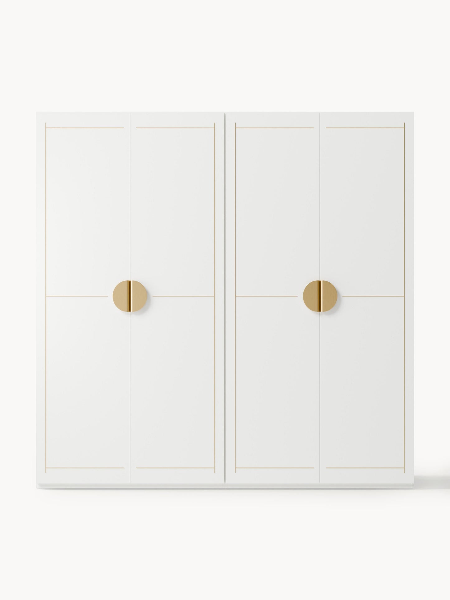 Modularer Drehtürenschrank Denise, 200 cm Breite, in verschiedenen Größen