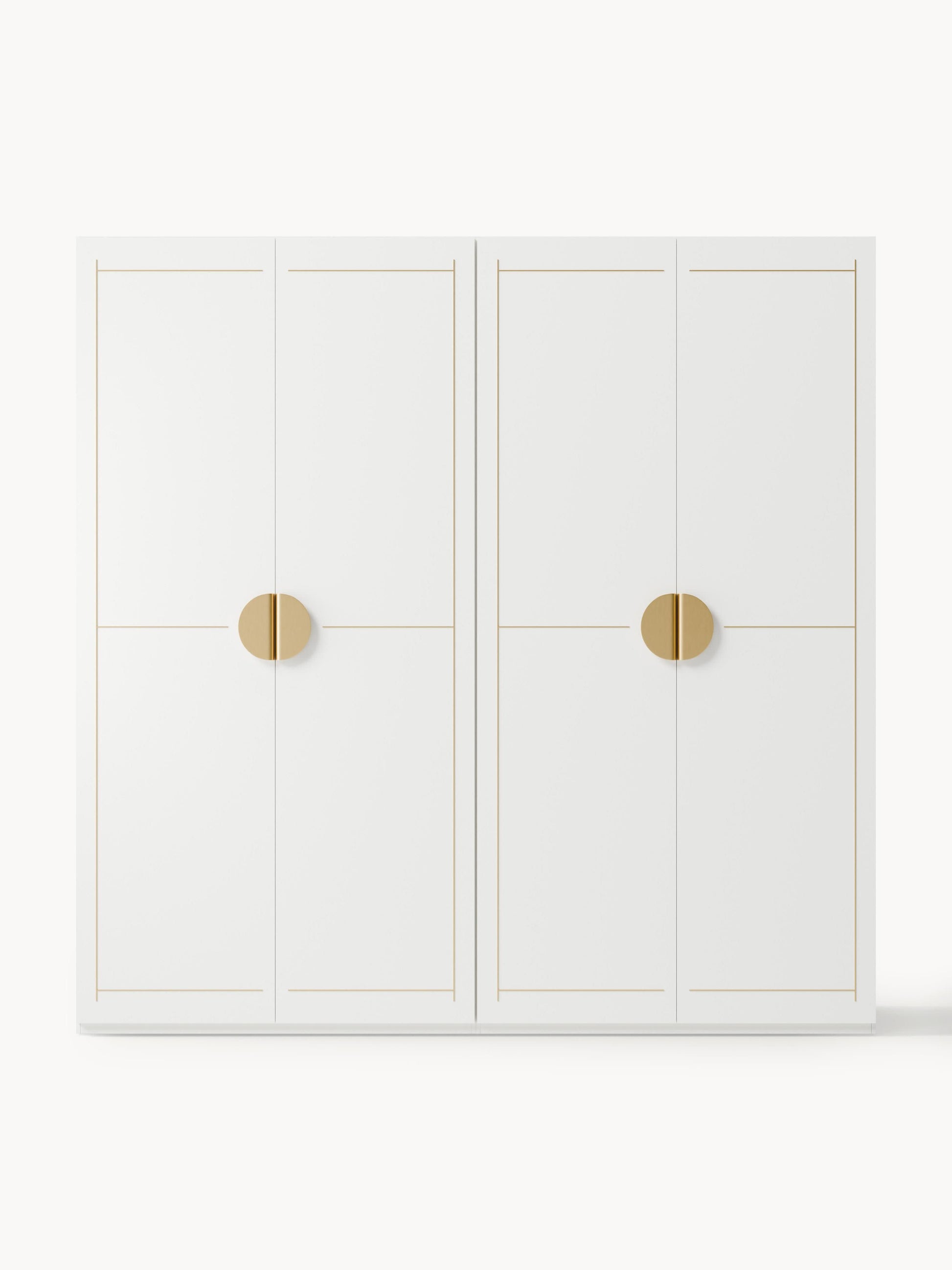 Modularer Drehtürenschrank Denise, 200 cm Breite, in verschiedenen Größen