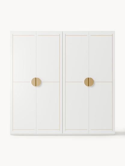 Modularer Drehtürenschrank Denise, 200 cm Breite, in verschiedenen Größen