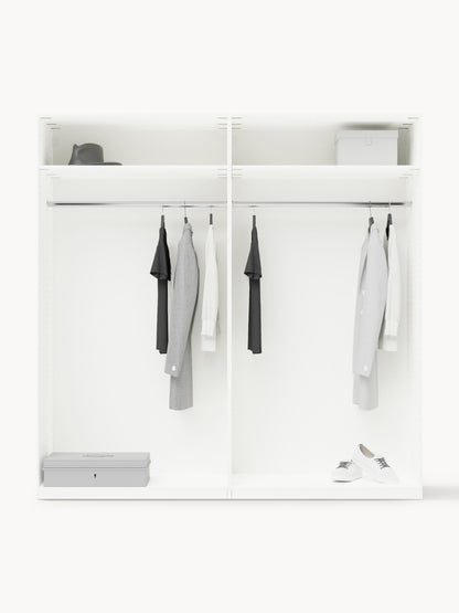 Modularer Drehtürenschrank Denise, 200 cm Breite, in verschiedenen Größen