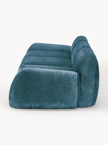 Modulares Teddy-Bouclé-Sofa Wolke (4-Sitzer)