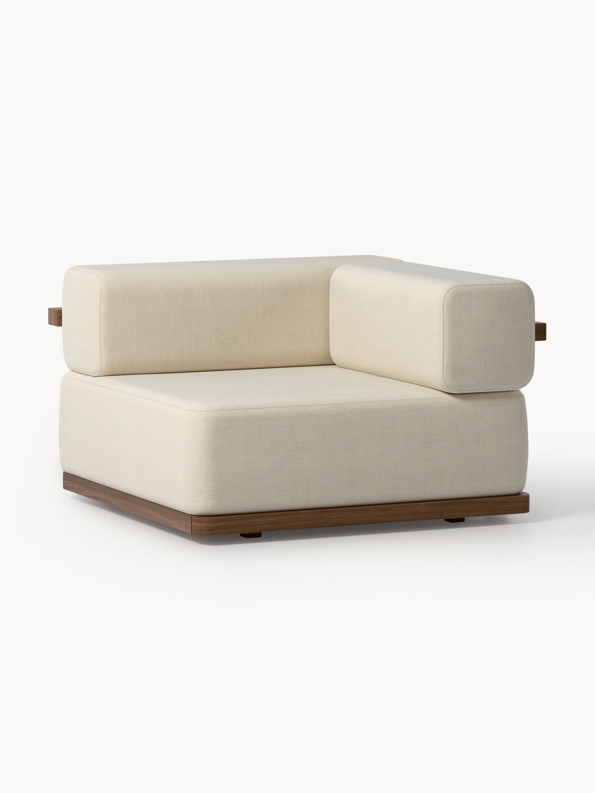 Garten-Lounge-Set Matheus aus Akazienholz, 3er-Set
