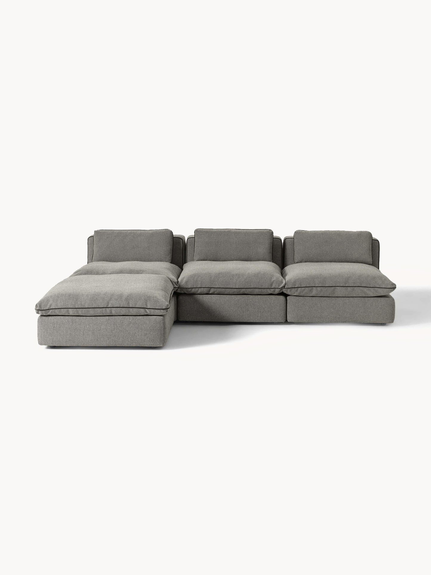 Galeriebild 1 - Modulares XL-Sofa Felix mit Hocker (links/rechts)