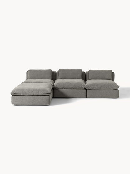 Galeriebild 1 - Modulares XL-Sofa Felix mit Hocker (links/rechts)