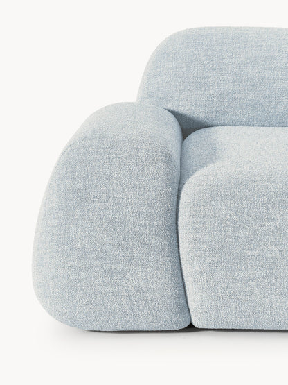 Modulares Bouclé-Ecksofa Wolke (4-Sitzer)