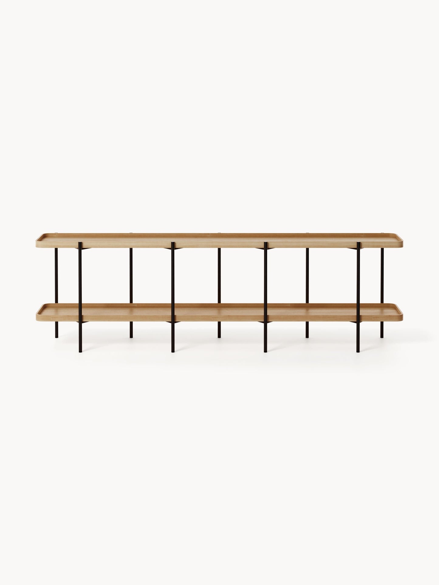 Niedriges Holz-Regal Renee