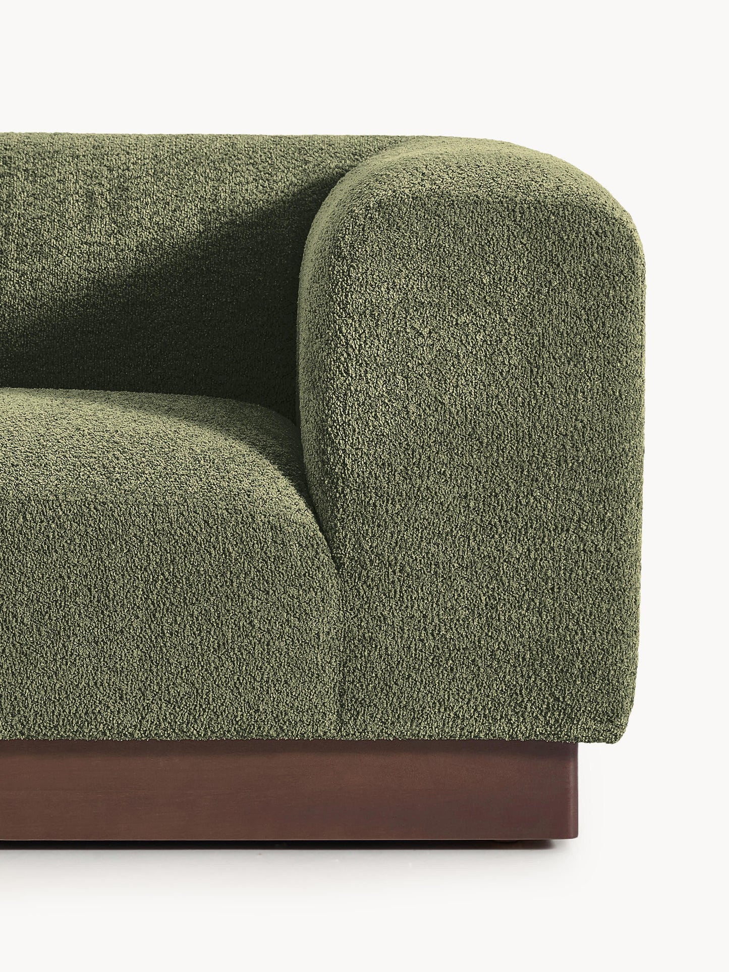 Eckmodul Natalie aus Teddy-Bouclé