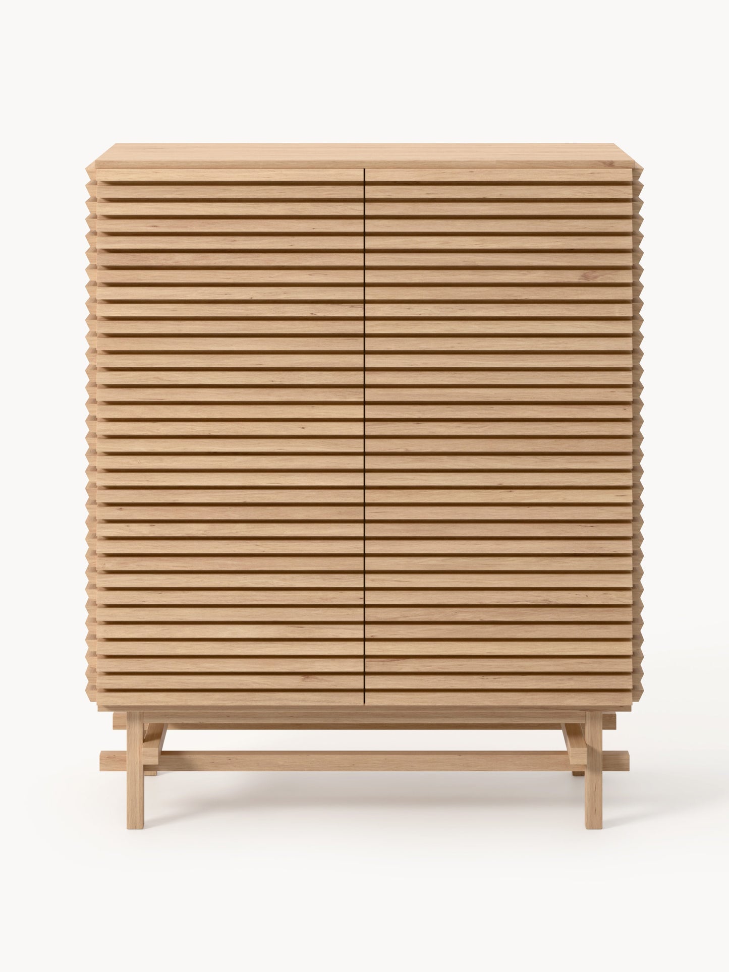 Highboard Pierce aus Eichenholz