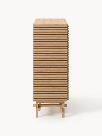 Highboard Pierce aus Eichenholz
