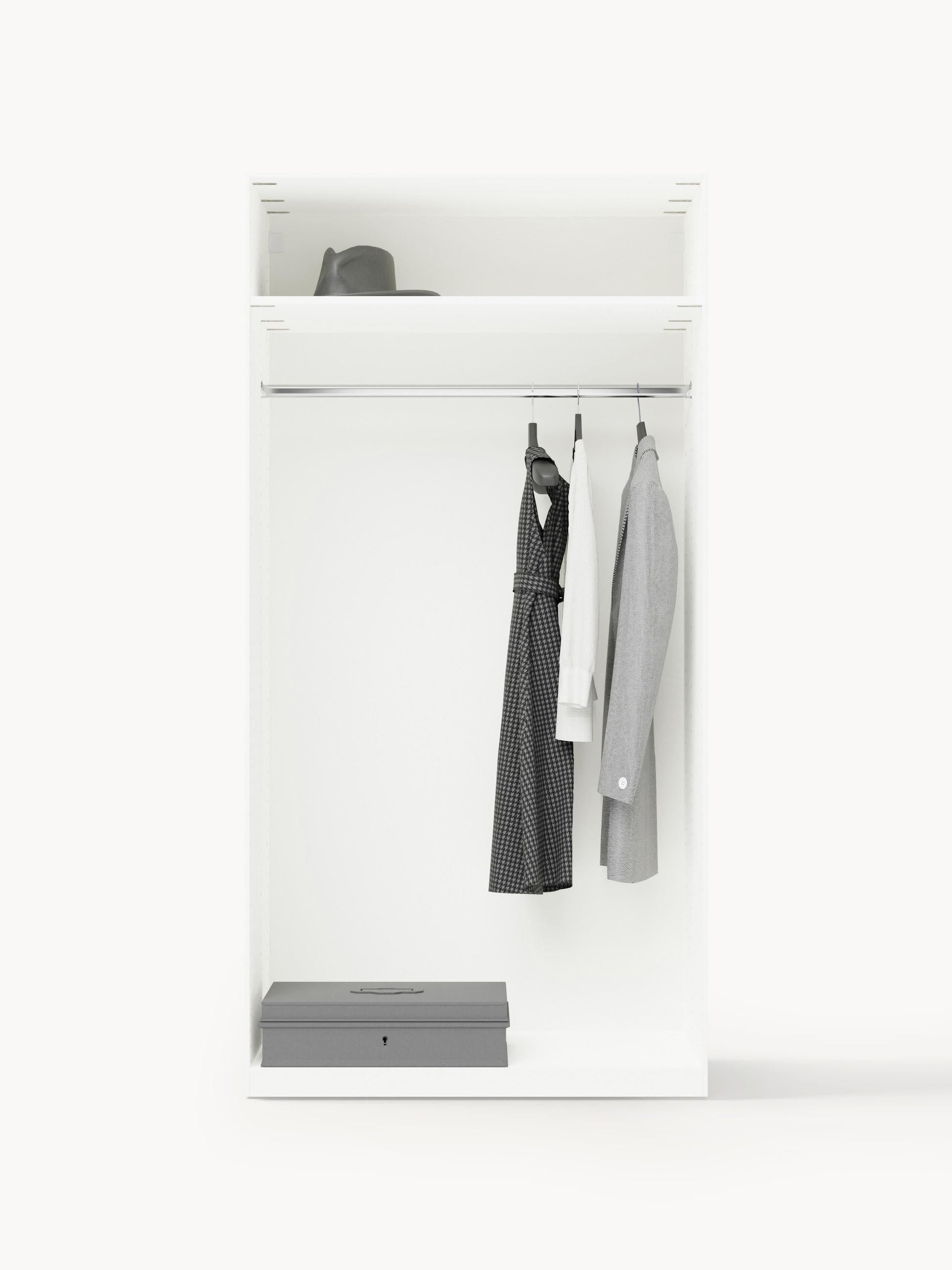 Modularer Drehtürenschrank Denise, 100 cm Breite, in verschiedenen Größen